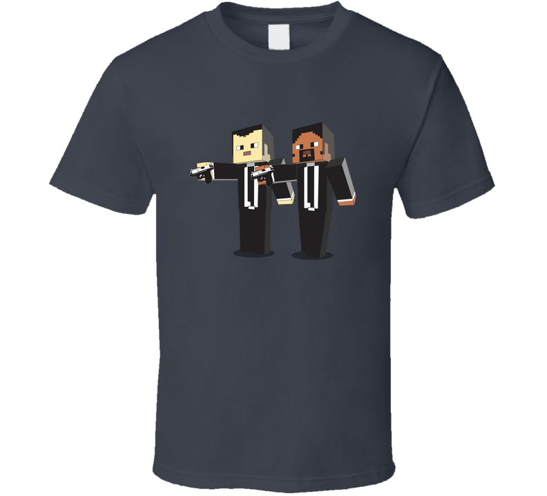 Pulp Fiction Goes Mindcraft T Shirt